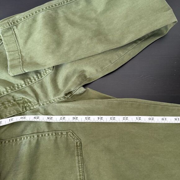 J Crew Pants Womens Sz 27 Military Green Skinny Utility Cotton Lyocell Blend - Picture 13 of 13